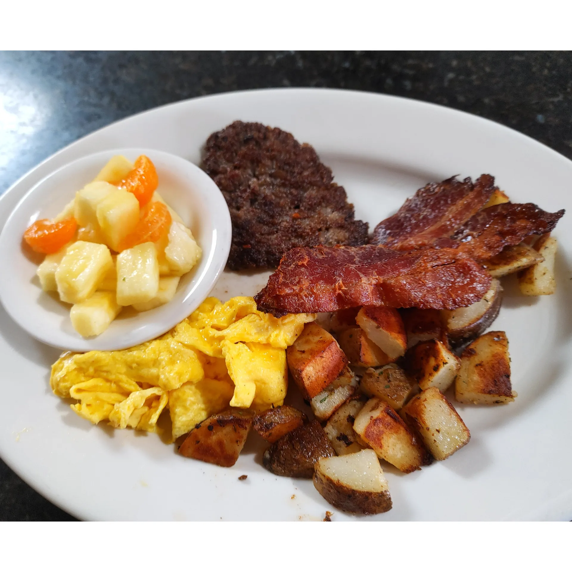 The Milo Sampler breakfast platter