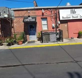 The Milo Coffee House storefront on Main Street in downtown Portland, TN